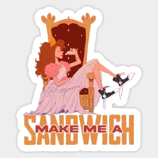 Sandwich Princess Sticker